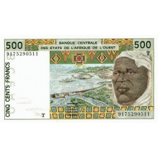 P810Ta Togo - 500 Francs Year 1991